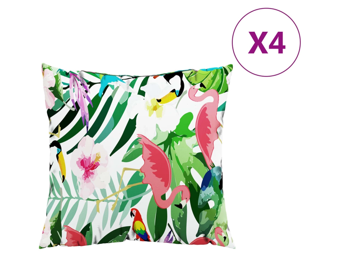 Throw Pillow, Throw Pillows Vidaxl Multicolor Tecido (60 X 60 Cm)