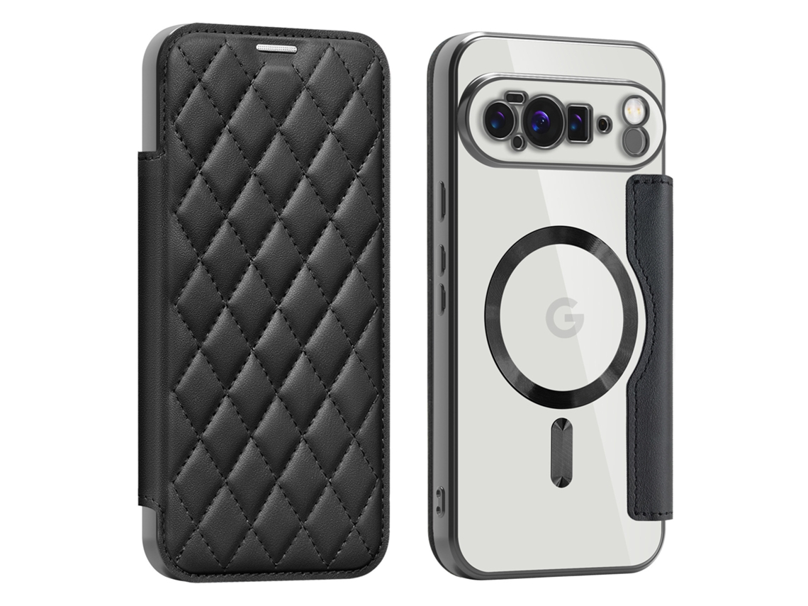 Capa Carteira Rfid Para Google Pixel 10 Pro Xl Preto Czhhmart