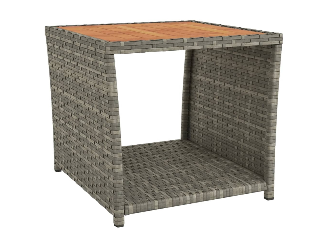 Tea Table, Tea Tables Vidaxl Cinzeto Rattan / Vime (n/a)