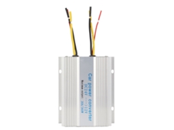 Mali inversor de Energia para Carro 30a/360w com Casca de Liga de Alumínio Dc24v para 12v com Proteções Múltiplas e Sistema Lcd