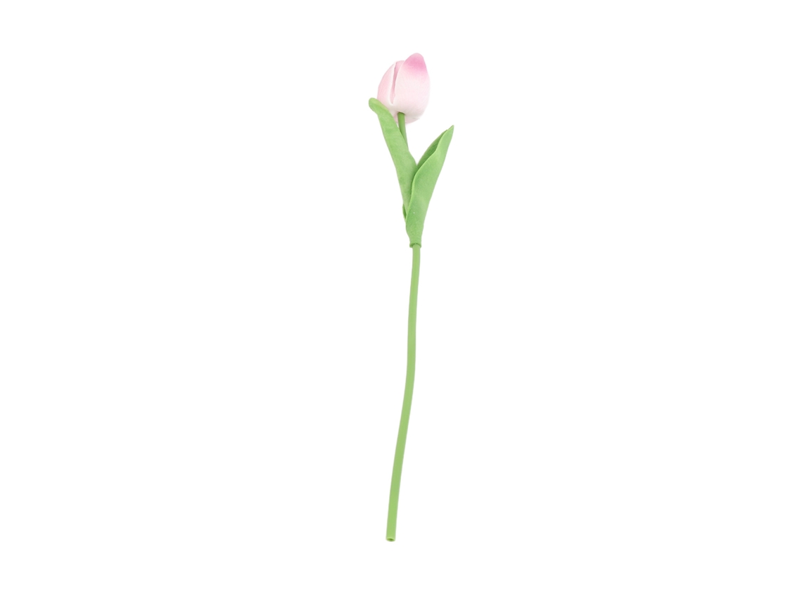 Ramo Mini Tulipas Pu LAXISCREED Decor Branco Roxo