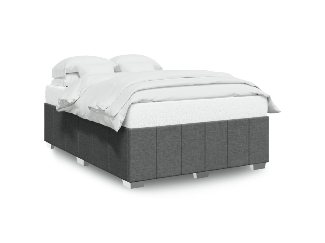 Bed Frame, Bed Frames Vidaxl Cinzeto Tecido (140 X 200 Cm)