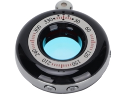 Detector de insetos Detecta Câmeras ocultas, insetos. Mini alarme RF Anti Esp Com. Anti Furto, Proteção Pessoal. Yizhood (preto)