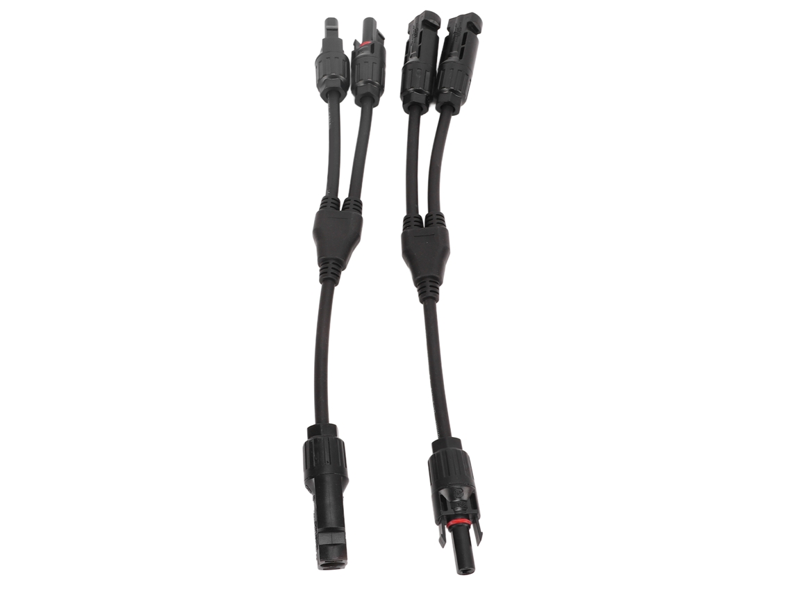 Conector solar Laxiscreed em Y, resistente a 1000 V E 30 A, para painéis solares.