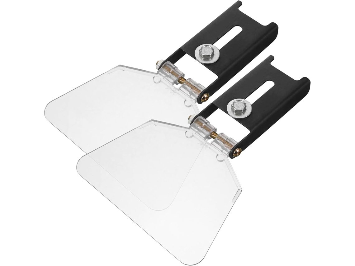 Protetor De Bancada Villcase 2 Peças Em Plástico Transparente, Fácil De Instalar E Proteção Contra Detritos Para