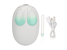 Aquecedor Portátil De Mãos Laxiscreed 2 Em 1, Power Bank Usb E Mini Coelho De Jade Para Aquecimento E Conforto