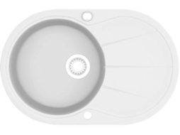 Kitchen Sink, Kitchen Sinks Vidaxl Branco Granito (individual )