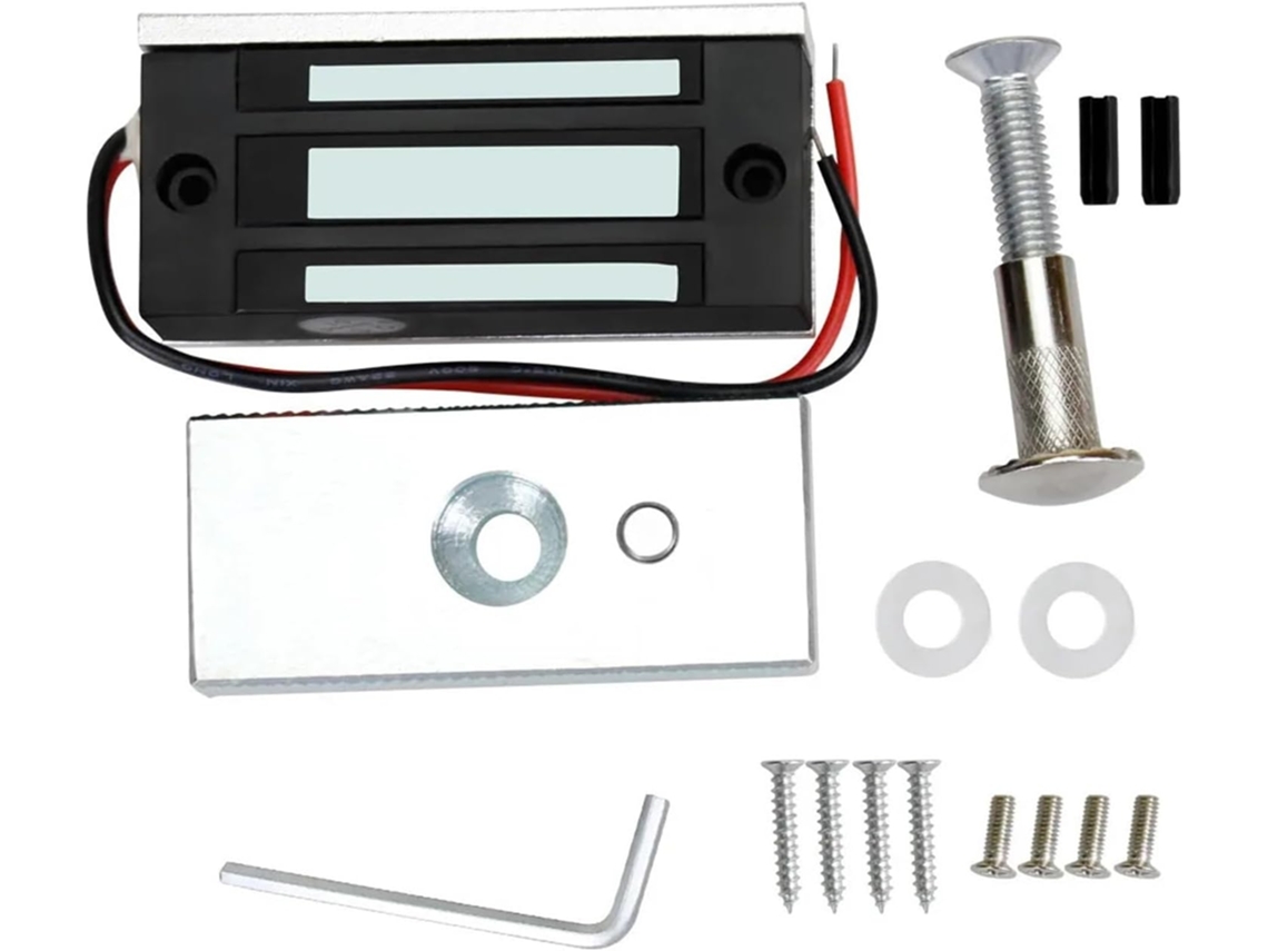 Fechadura Eletromagnética Dc12v 60kg Mini Fechaduras Elétricas