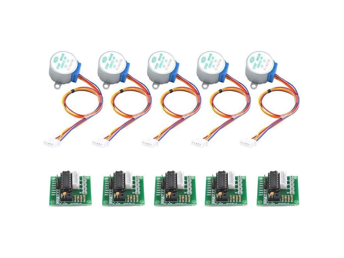 Motor de Passo 28byj 48 com Placa Controladora Uln2003 5v para Arduino