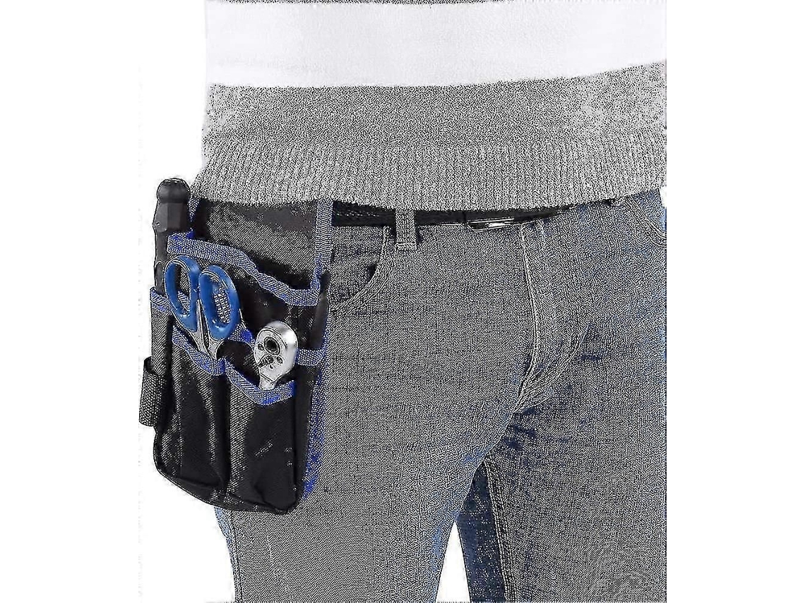 Bolsa para ferramentas em tecido Oxford, multifuncional, com cinto, para camping e escalada.