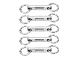 Anel Giratório Aço Inox para Pesca 7 5un
