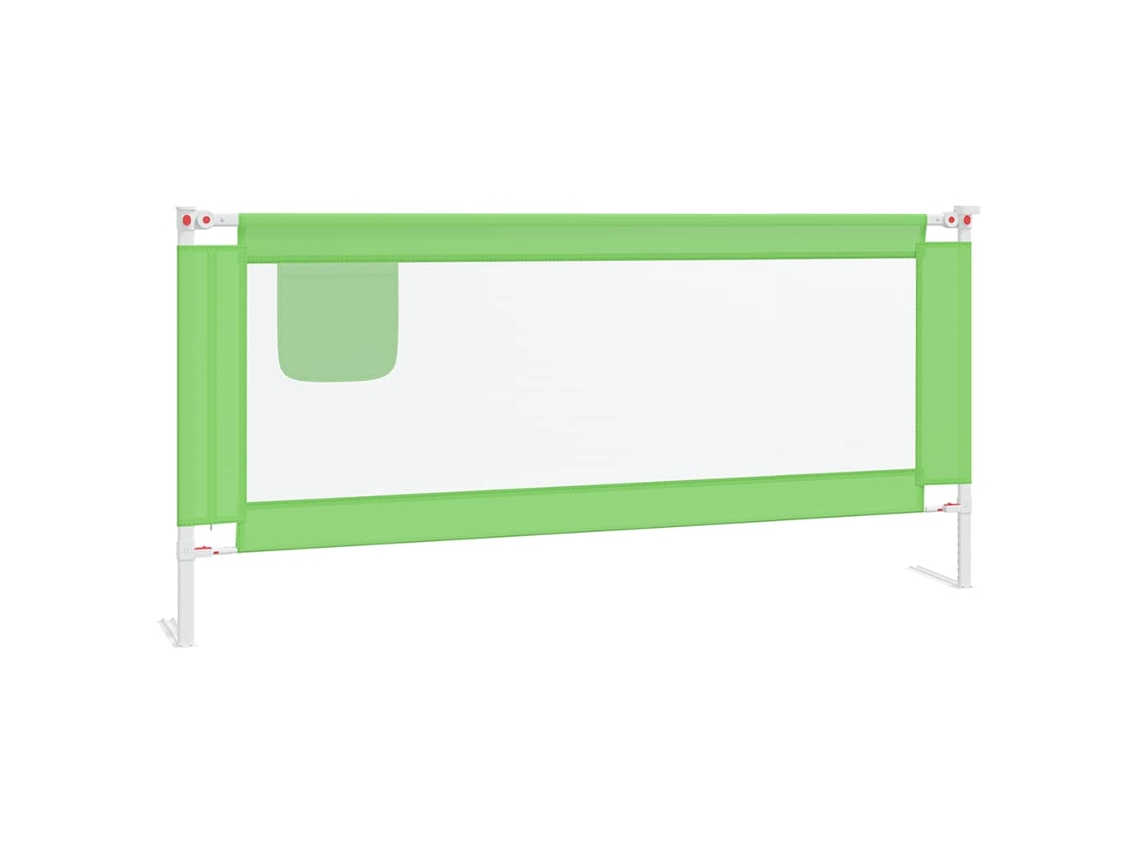 Barra De Segurança Para Cama Vidaxl Verde Tecido (200x25cm)