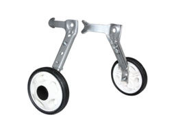 Par de estabilizadores de rodas de plástico para bicicletas com deficiência P2R