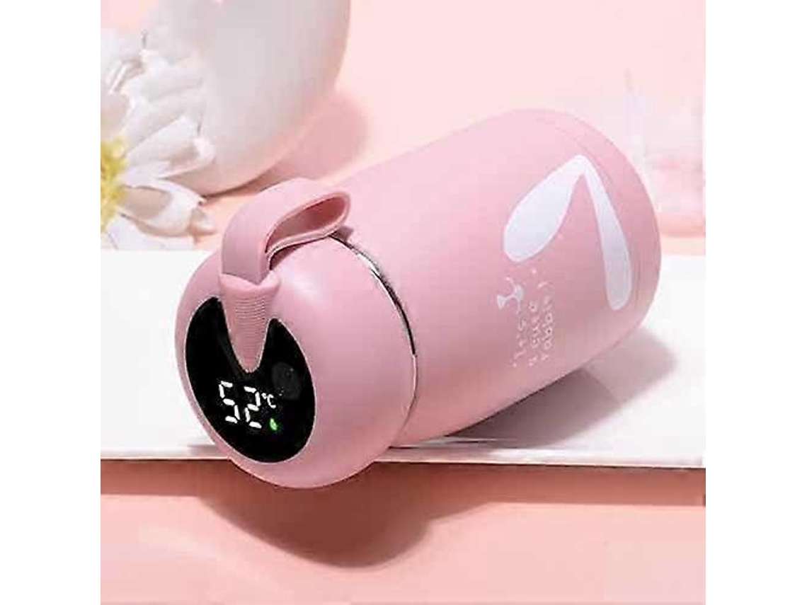 Garrafa Térmica De Aço Inoxidável Com Visor De Temperatura Led Ly Ebike (320 Ml, Pi Utw)