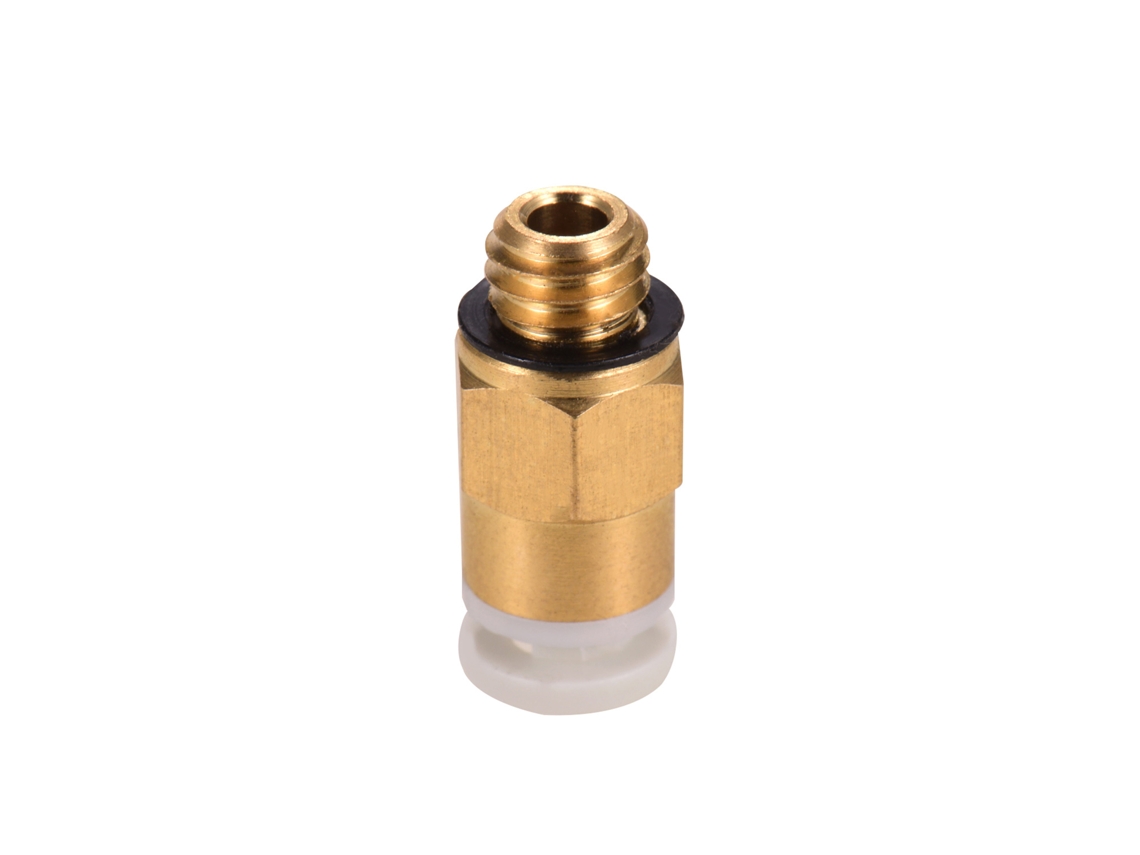 Conector Pneumático Reto Pc4-m6 Para Extruder De Impressora 3d Cr-10 Ender 3 Acessório