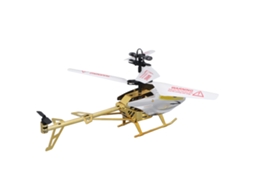 Primerox helicóptero de Controle Remoto 3.5 Canais 2.4ghz com Luz Usb Recarregável Prata