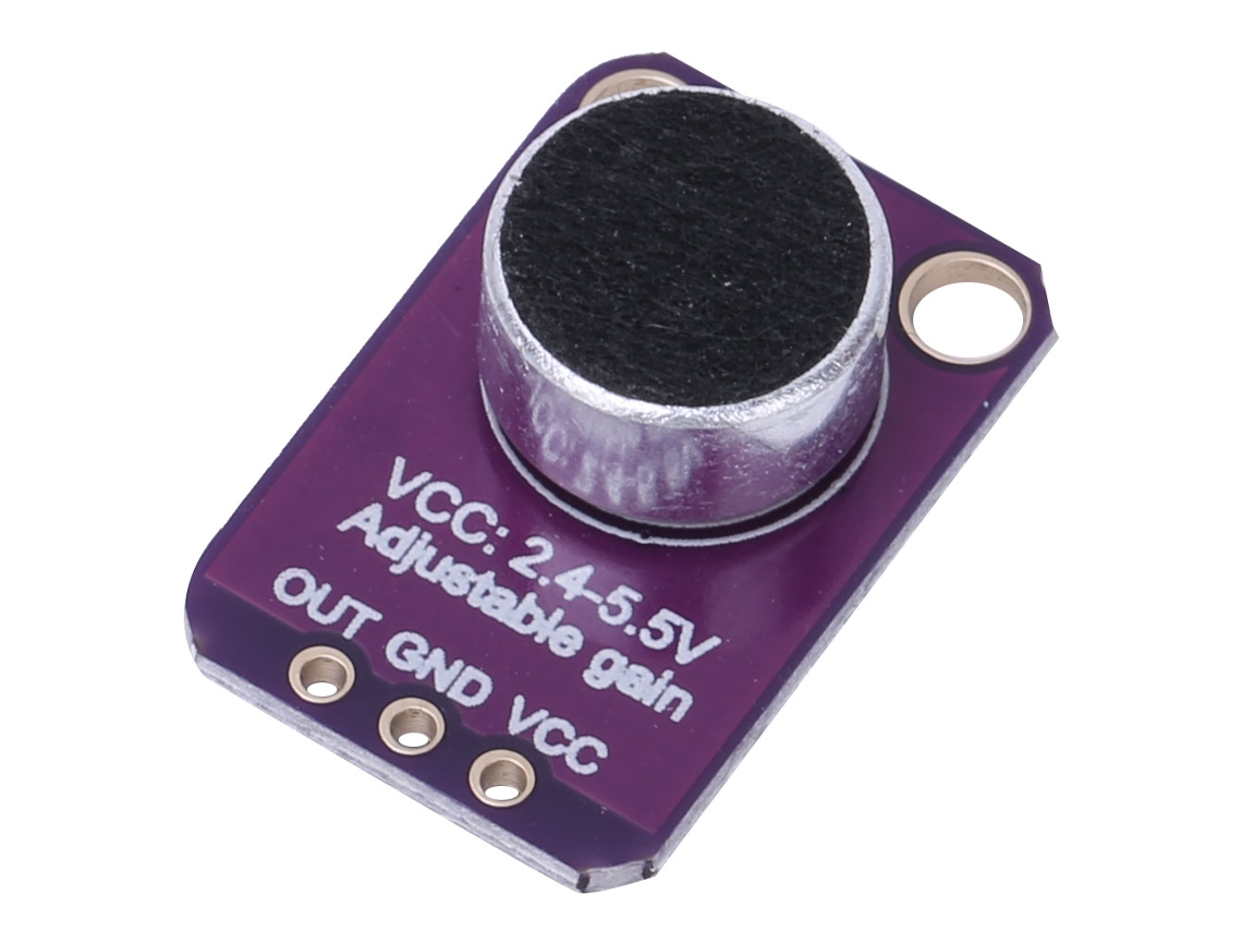 Módulo Amplificador Microfone Max4466 Sensor Som