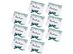 Pack de Presente Verde com 10 Peças para Festa, 27x20x8cm LAXISCREED