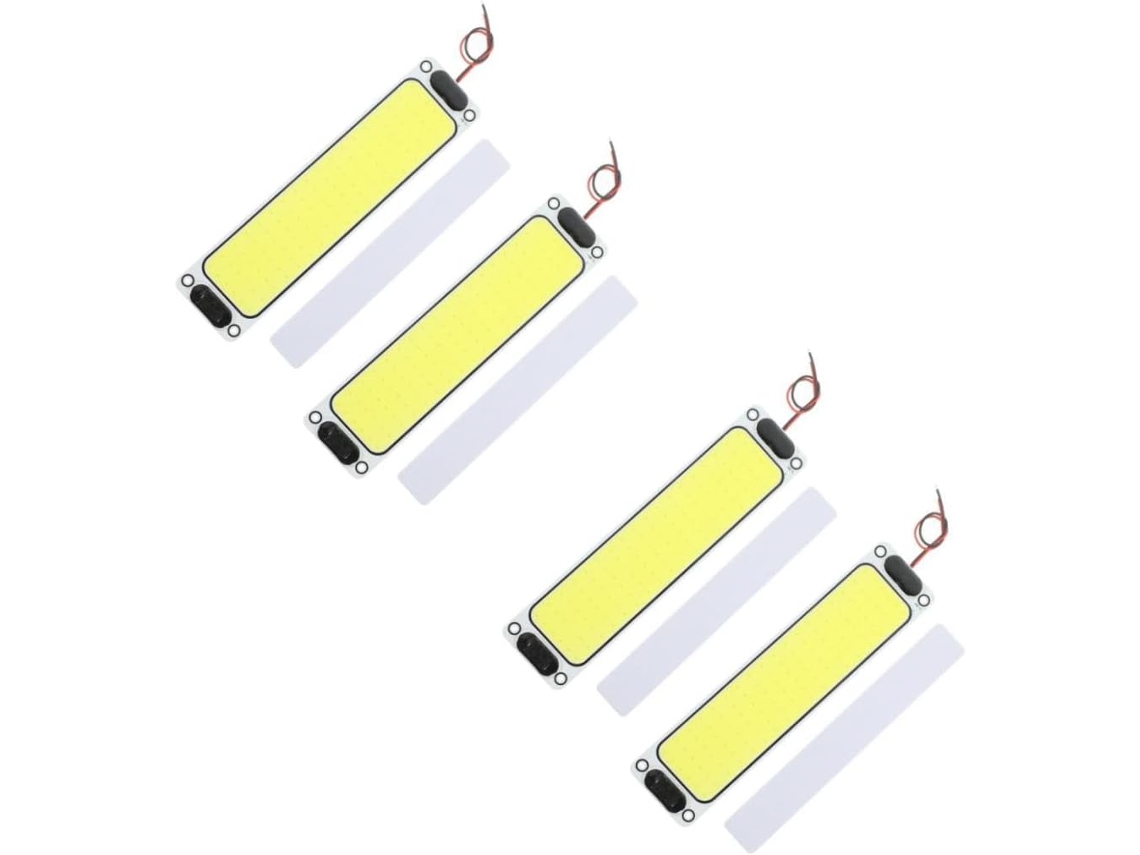 Conjunto de 4 barras de luz LED para leitura em ambientes internos, ideal para camping - Acessório