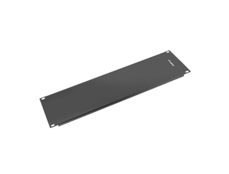 Painel Cego LANBERG 3U para Gabinete Rack 19 Tampa Preta Ak-1404-B