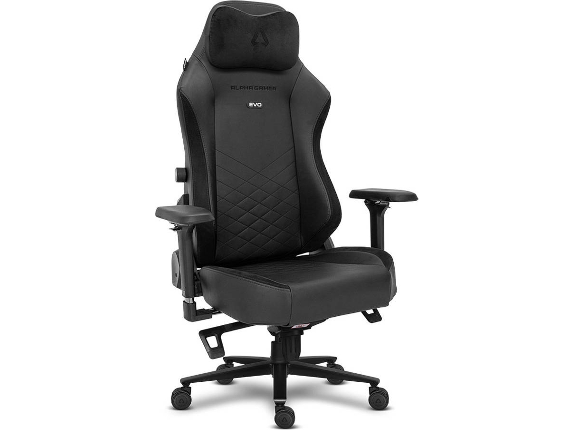 Cadeira Gaming ALPHA GAMER Alegra Evo PU Leather (Midnight Black)