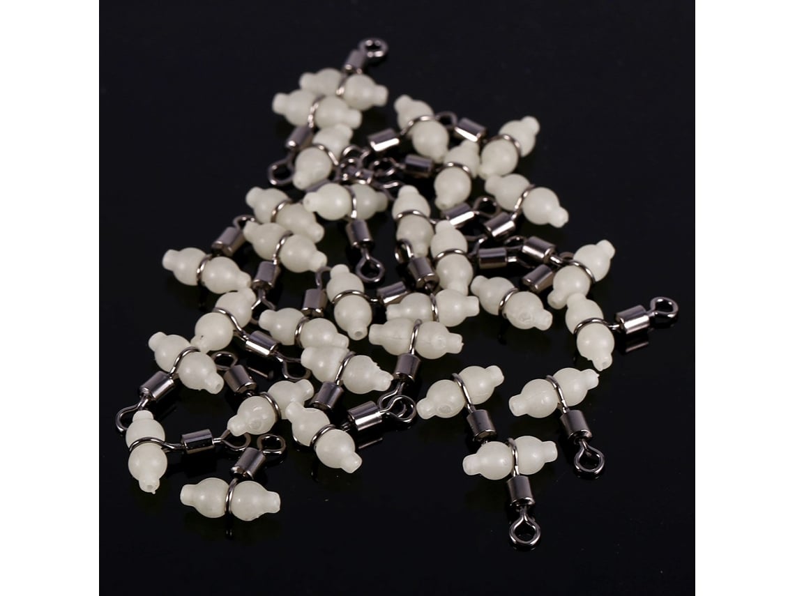 Conector de Pesca 3 Vias 30pcs Luminescente