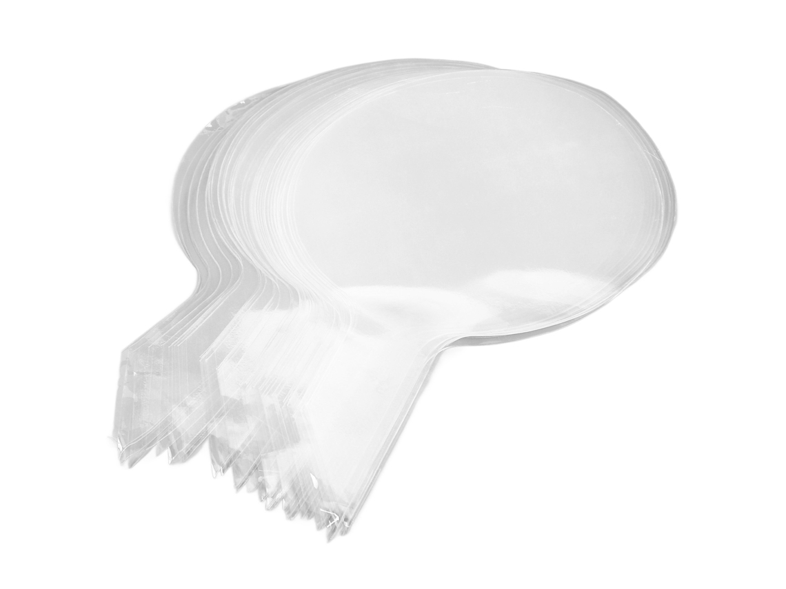 Ats 50pcs Globos Bobo de 18 Polegadas Transparentes de Pvc Limpos Modernos para Decoração de Casamentos