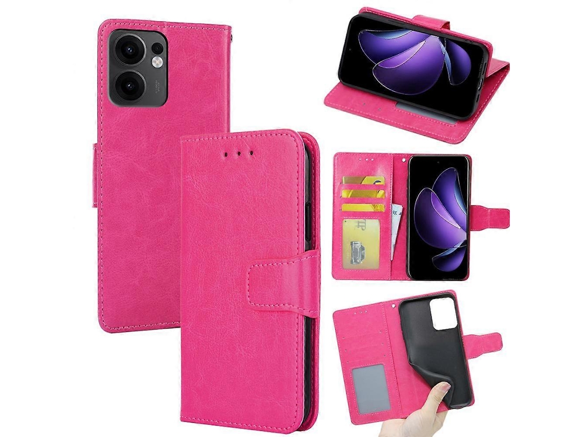 Capa De Celular De Couro Com Textura De Cristal