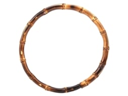 Alças De Bambu Circulares Para Bolsas