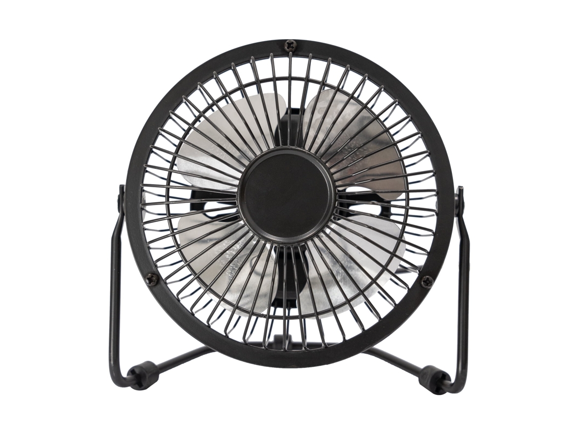 Novo Ventilador De Mesa Pessoal De Metal De 4 Polegadas Alimentado Por Usb Preto Nicecee