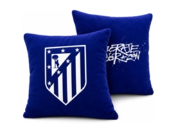 Almofada Atlético De Madrid Never Courage E Coração Azul 40 Cm 87597