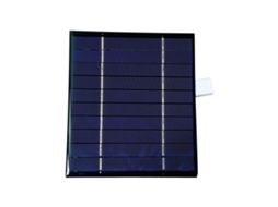 Carregador Solar Portátil 2.5w 5v/3.7v com Porta Usb Painel Solar Compacto para Celular Camping Hiking Viagem | S/MARCA