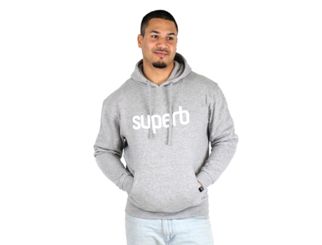 Sweatshirt De Homem Superb Cinzento (xl)