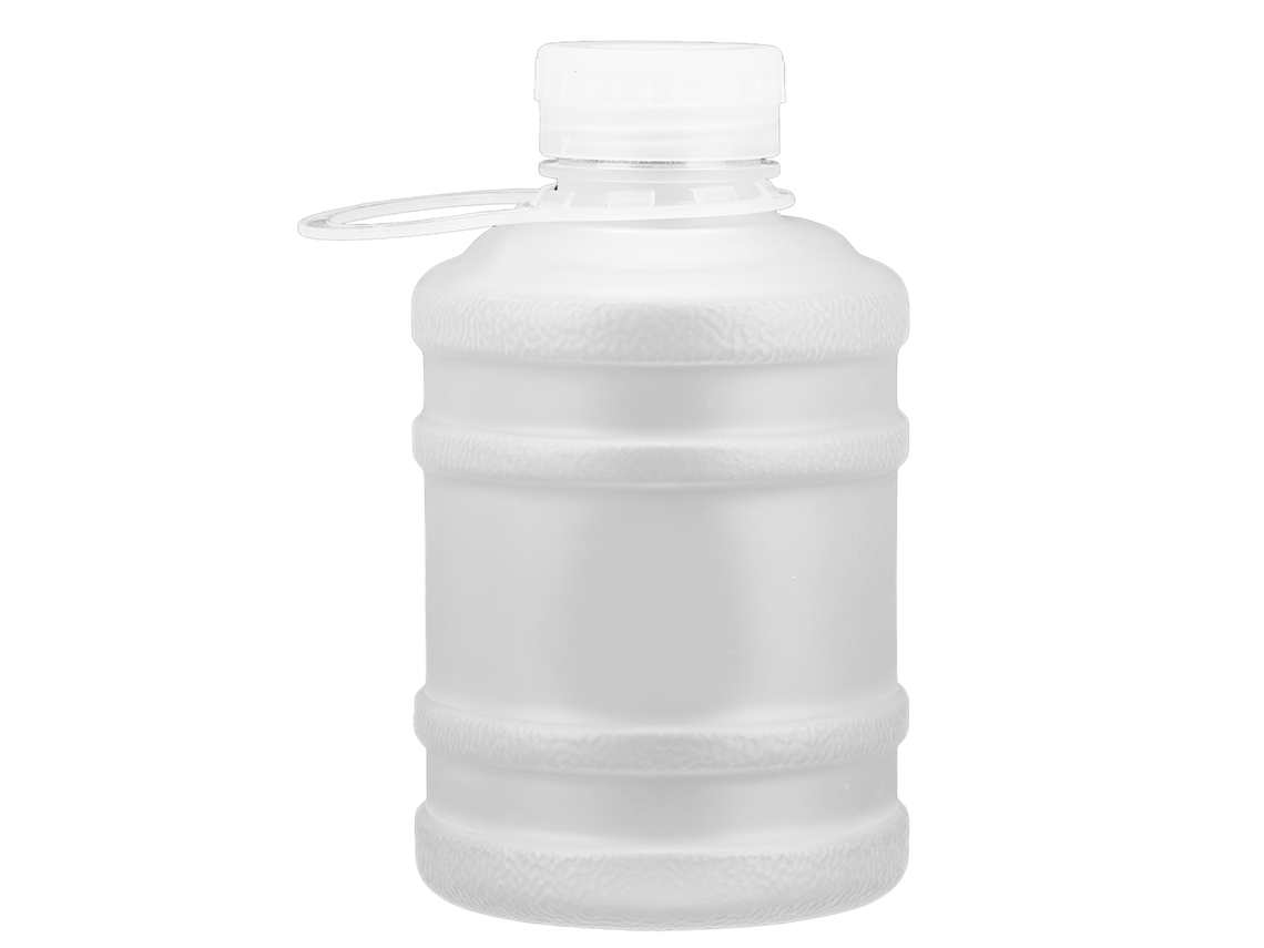 Mali garrafa de Água Esportiva 650ml com Alça Portátil de Plástico Escovado Cute Sem Vazamento Branca