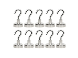 10pcs ganchos magnéticos de aço inox para geladeira | S/MARCA
