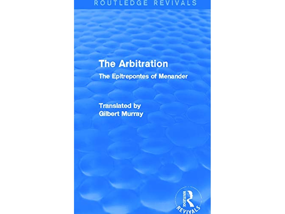 Livro Arbitration de Gilbert Murray (Inglês)