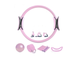 Conjunto De 5 Anéis Pilates, 14 Mágicos Yoga E Fitness, Equipamento Pilates Com Alça Dupla Para Exercícios Em Casa - Perfeito-aquaforge