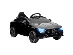 Carro Infantil. Elétrico Controlável Remotamente. com Rolos de Transporte. Luzes de Led. Horn. para Crianças de 3 a 6 Anos. Preto