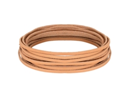 Vidaxl Pulseira De Couro 1 Marrom Claro 500 X 0,4 Cm Couro