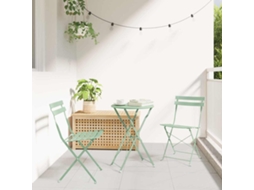 Vidaxl Cadeira Dobrável De Jardim 2 Unid. Verde Menta Claro Metal