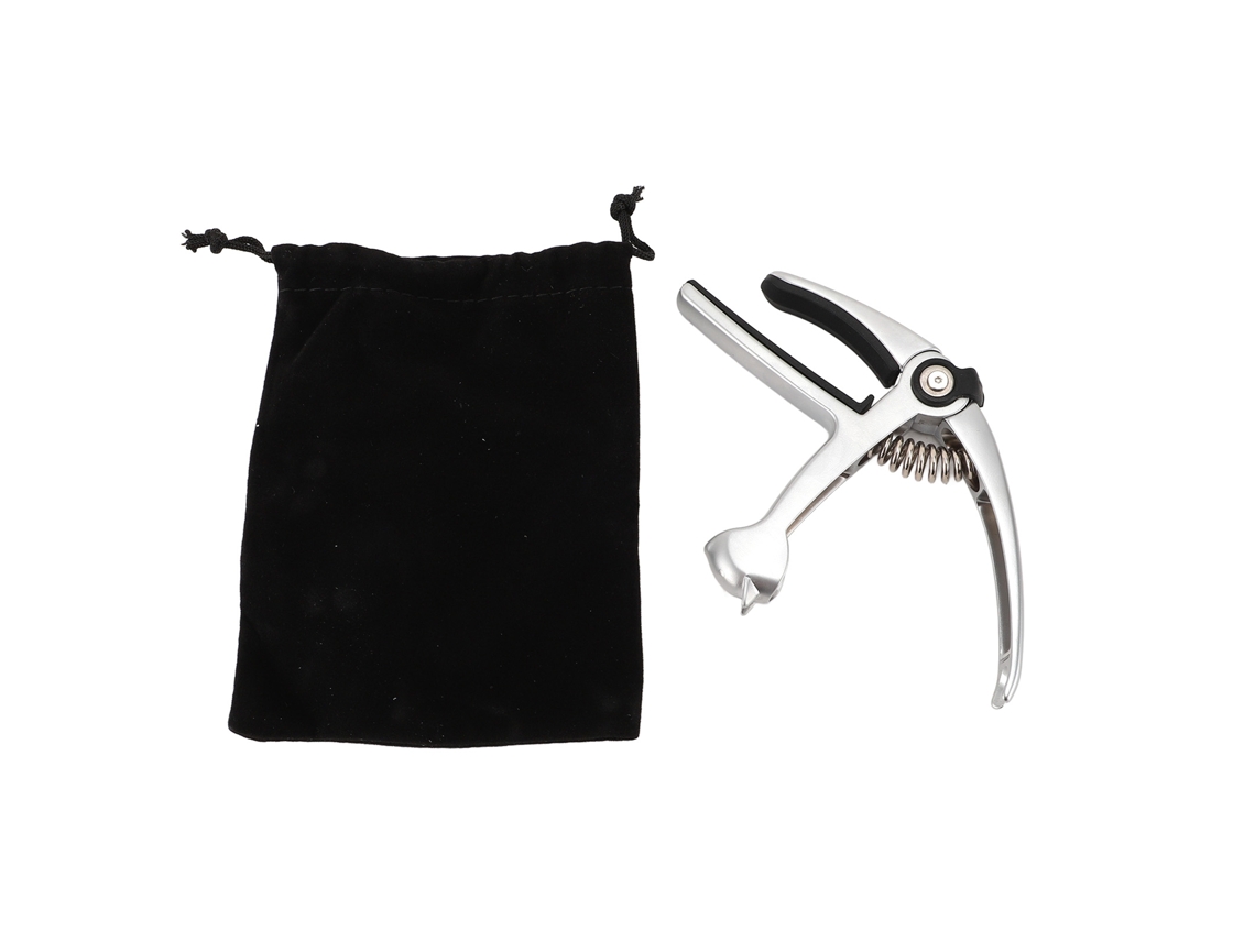 Capo Para Guitarra Acústica Eléctrica Universal De Aleación De Zinc Con Almohadilla De Caucho Suave