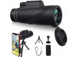 Monocular ENZONS 12X50 Bak4 Prism High Power Telescope para Adultos Crianças Birdwatching para Celular Impermeável Monosc-Preto
