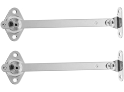 Conjunto De 2 Hastes Suporte Para Portas Armários Basculantes Em Aço