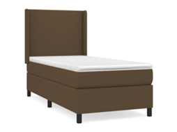 Box Spring Bed, Box Spring Beds Vidaxl Marrom Tecido (80 X 200 Cm)