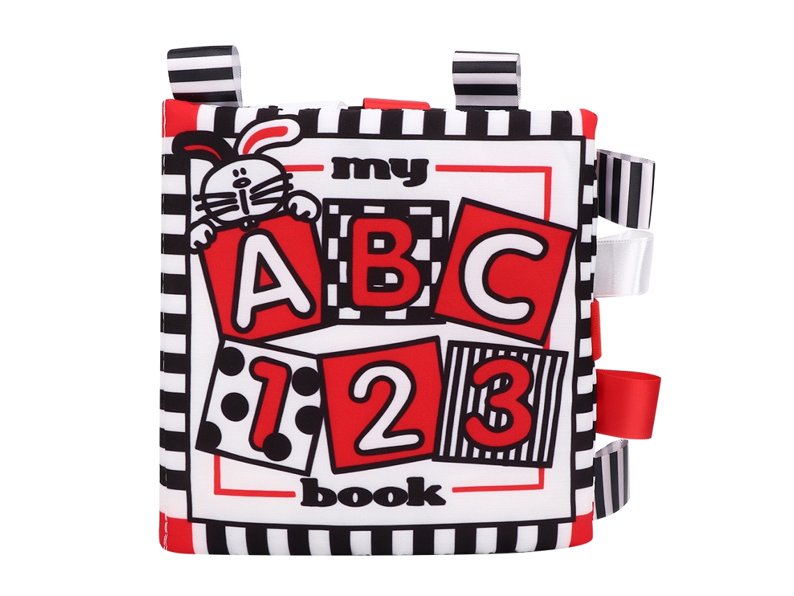 Mali livro de Tela Lavável Abc Desenvolvimento Visual Infantil Educativo Brinquedo