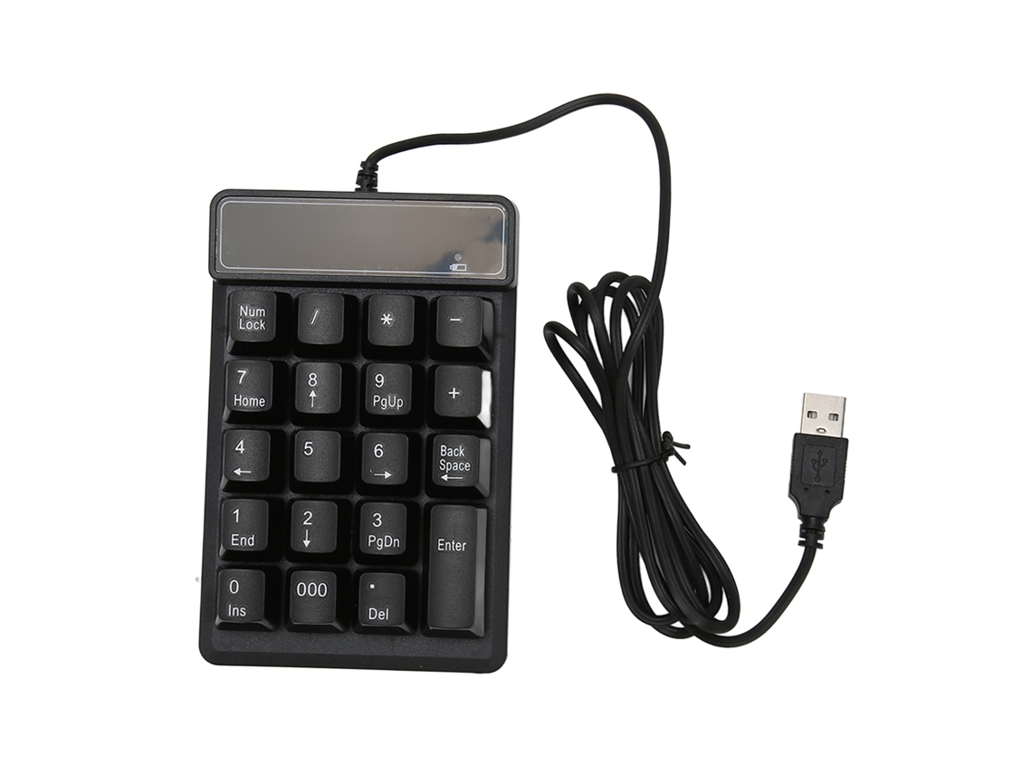 Teclado Numérico LAXISCREED (conexão Usb com Fio 19 Teclas Chaves em Forma de U)