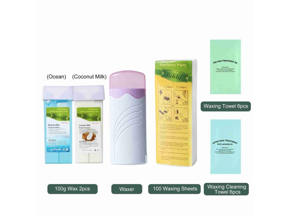 Kit De Depilação Móvel 100g Sem Resina
