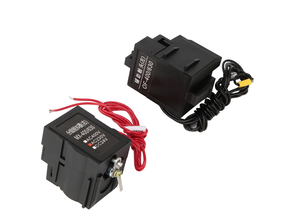 Acessórios Para Disjuntor Cdm3 Mx+of Da Laxiscreed: Contactos Auxiliares E Trip Shunt Com Alarme