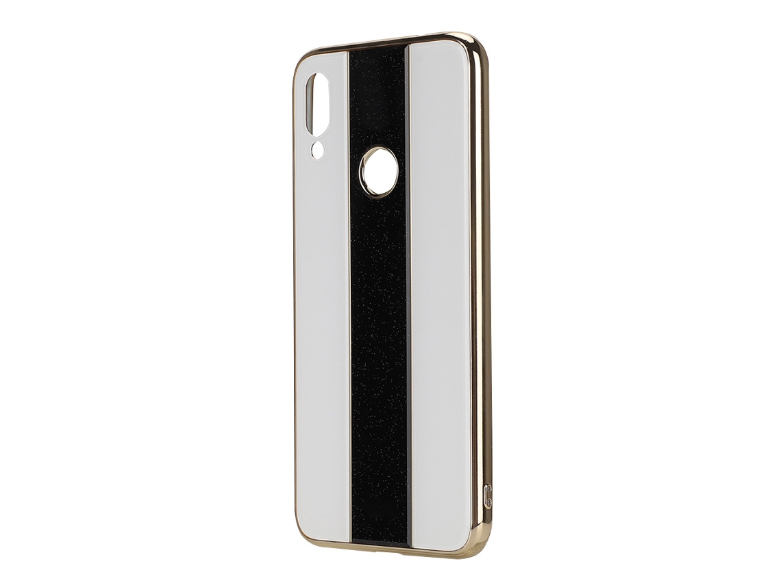 Capa Protetora Novo Estilo Adequado para Redmi Note 7 Capa Protetora de Espelho Eletroplatado (branco) EOOCOO (espelho Eletroplatado, Leve e Fina)