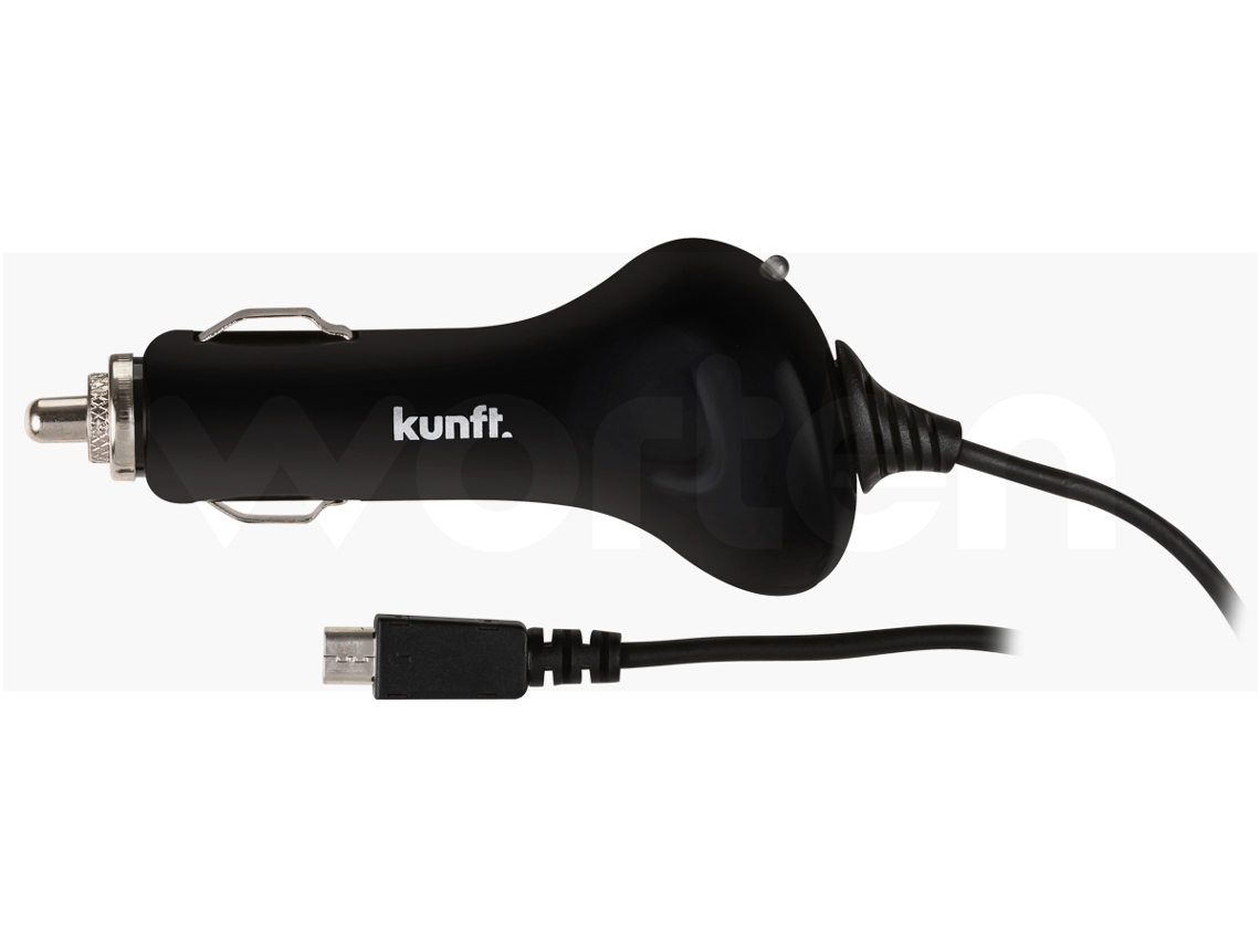 Carregador isqueiro KUNFT Auto Preto